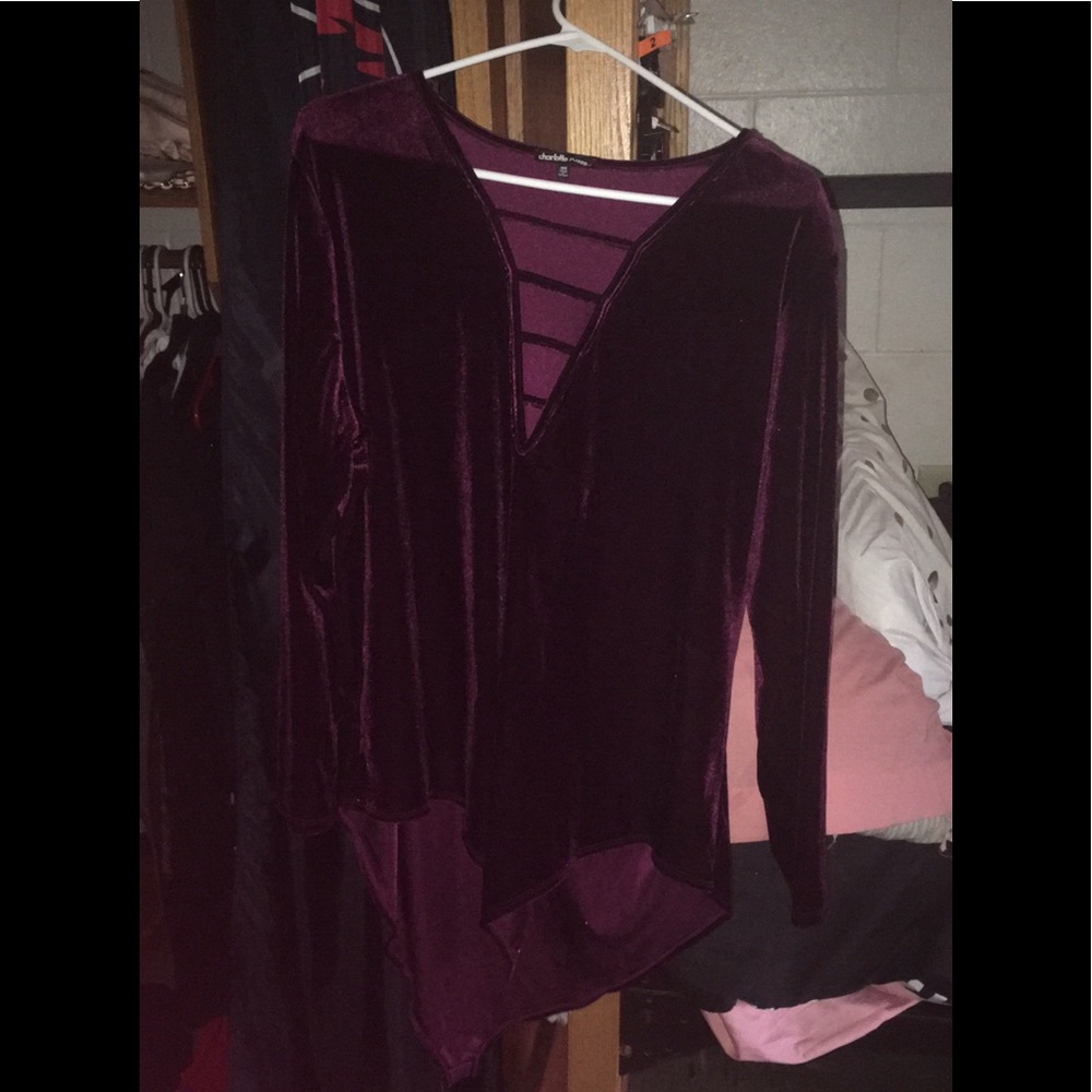 Dark Purple Bodysuit